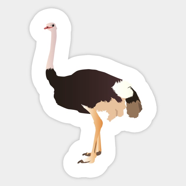 Ostrich Sticker by NorseTech